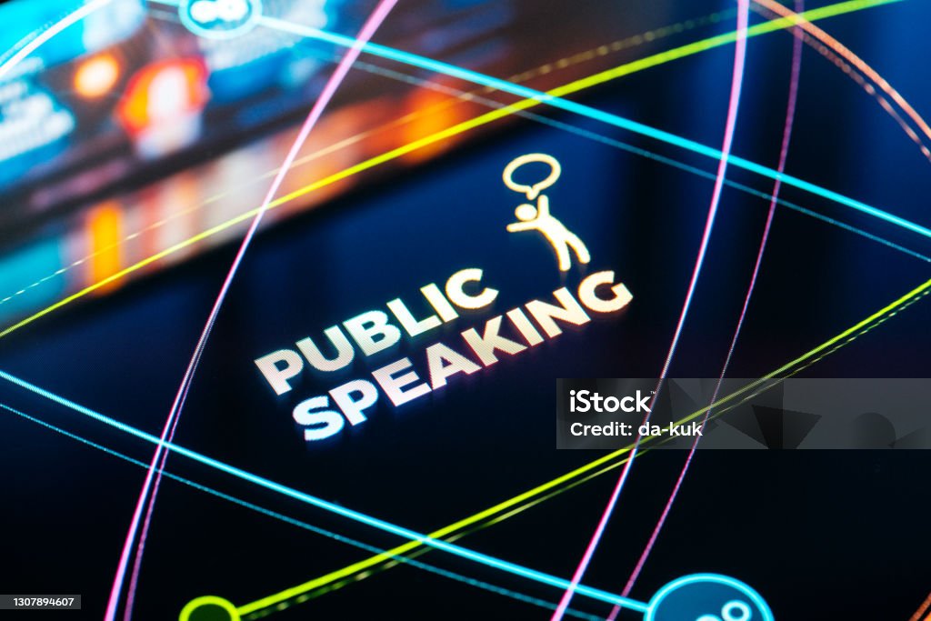 Speaking Partner Background Public Speaking Background Stock Photo - Download Image Now - Audience ...