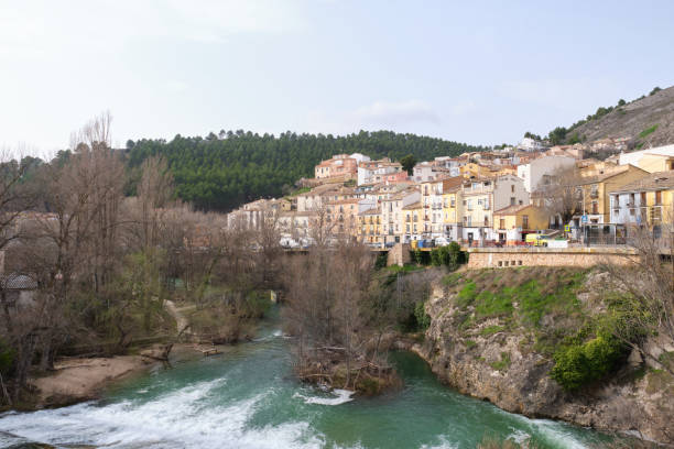 istock Jucar river and houses in Cuenca, Spain. 1307896448