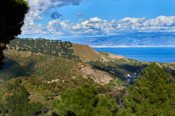 istock view of the Messina strait from the mountains 1307905276
