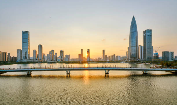 istock Shenzhen city skyline 1307909486