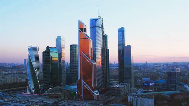 istock Business center Moscow city 1307920968