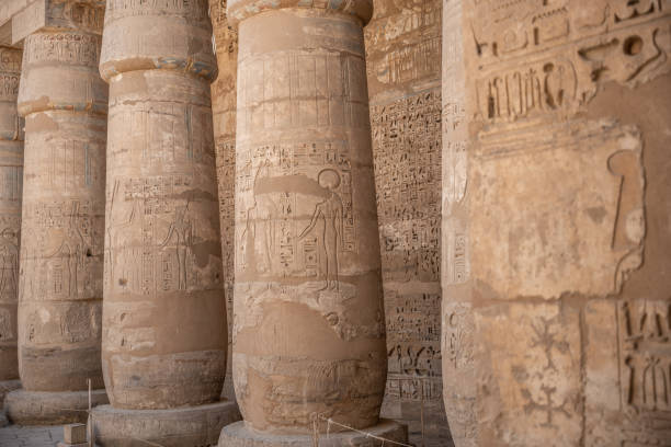 istock The columns of Medinet Habu temple 1307926502