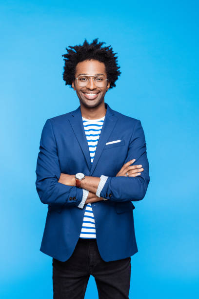istock Portait of cheerful man 1307934355