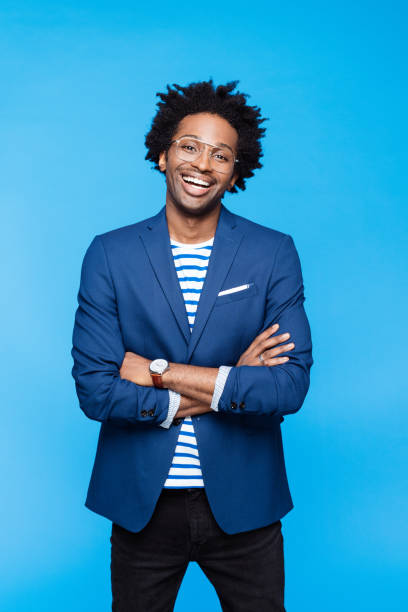 istock Portait of cheerful man 1307935632