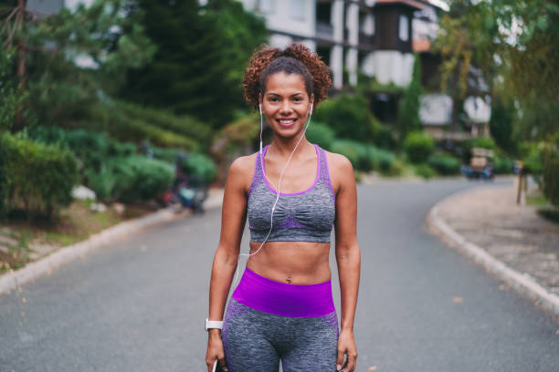 istock Sportswoman's portrait 1307936974