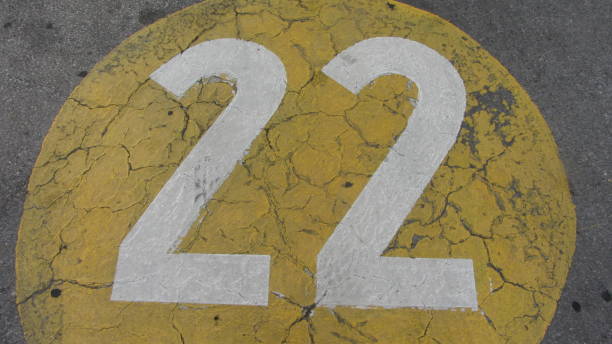istock symbol of the number twenty-two or twenty-second 1307944575