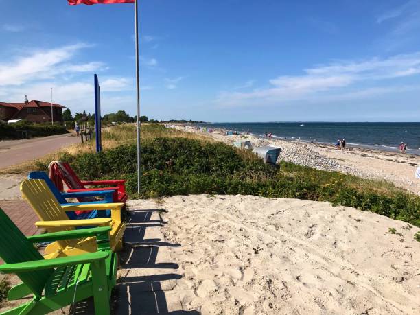 German vacation on the beach