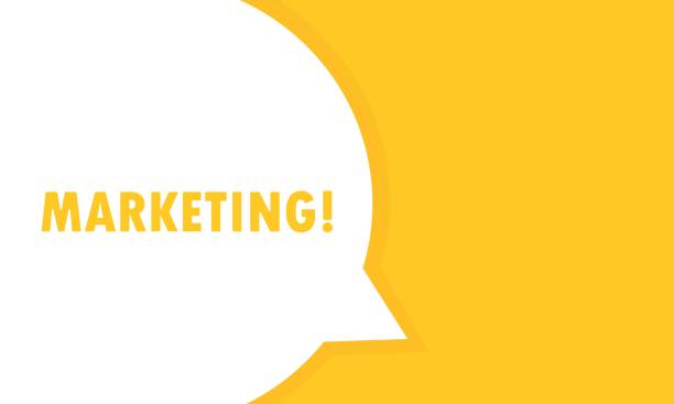 istock Marketing speech bubble banner. Can be used for business, marketing and advertising. Vector EPS 10. Isolated on white background 1307949299