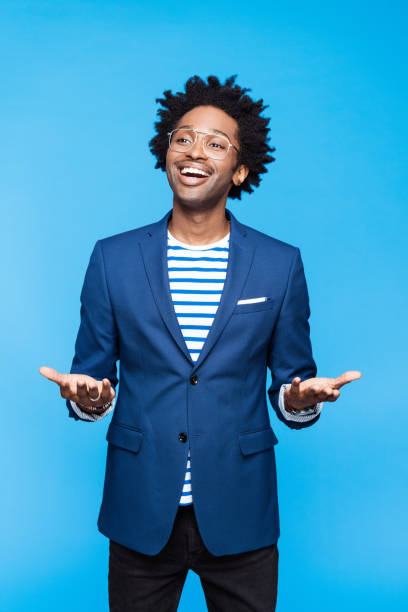 Portait of cheerful man