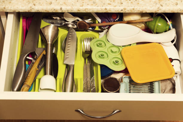 istock A variety of kitchen utensils in the kitchen drawer. 1307956965