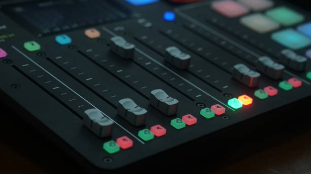 istock An audio mixer for concerts or webinar 1307958911