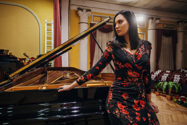 istock Stunning female pianist 1307966798