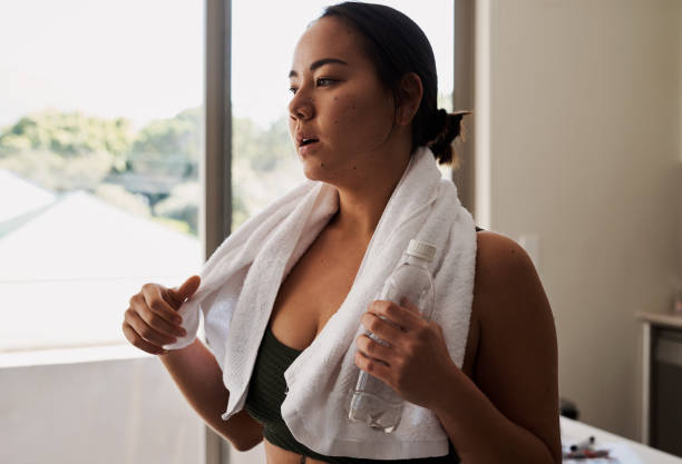 istock There's always time for a sweat session at home 1307975249