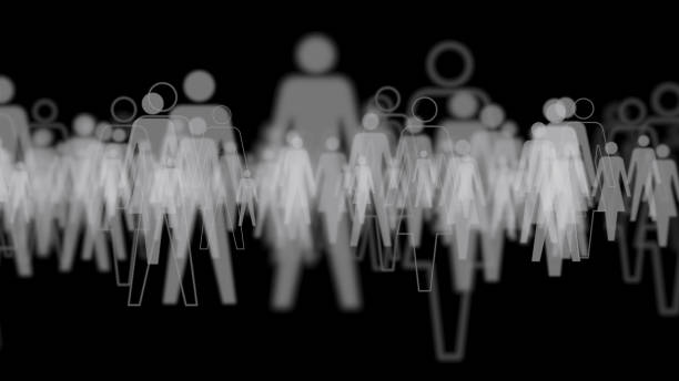 istock Crowd of people. 1307978531