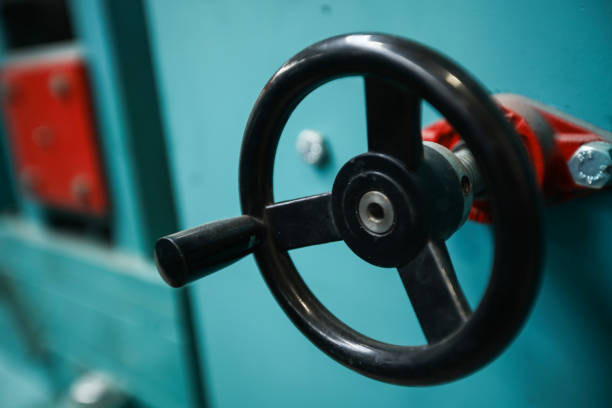 Control Rudder Of Factory Machine