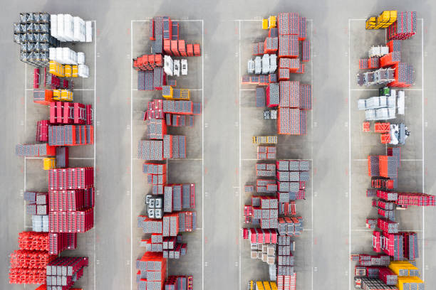 istock Aerial View of Construction Materials 1307999481