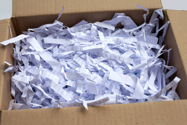 istock Recycle shockproof paper in cardboard box 1307999848