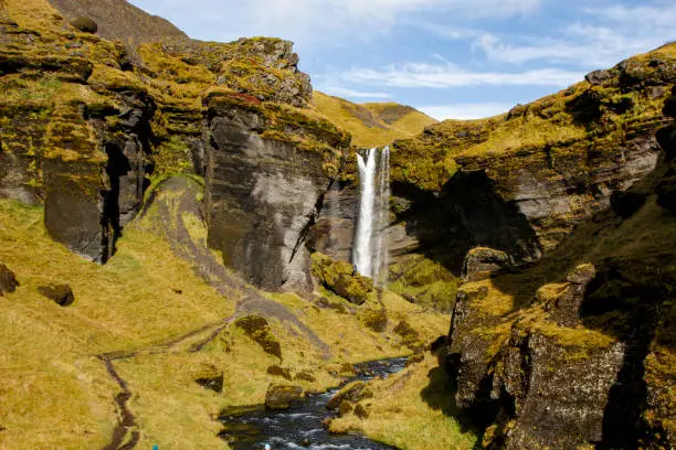 Photo of Kvernufoss waterfall, Iceland