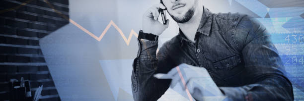 istock Composite image of stocks and shares 1308022321