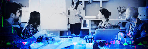 istock Composite image of stocks and shares 1308022621