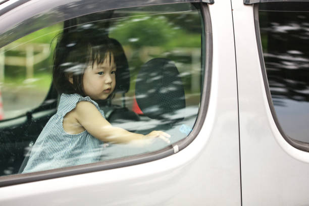 Girl who locks the car