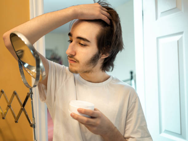 istock Teenage boy personal hygiene 1308027598