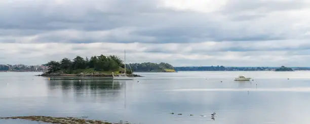 Photo of Brittany, panorama of the Morbihan gulf