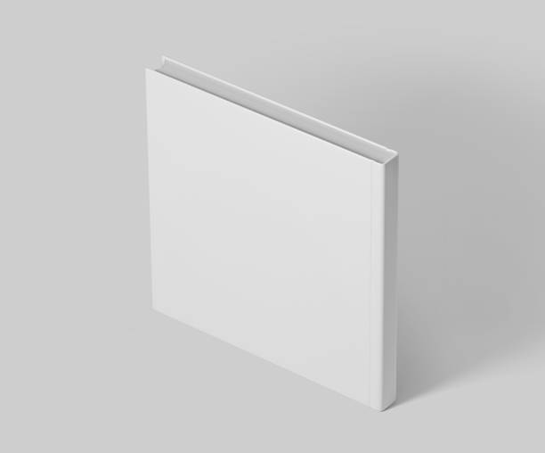 istock White Square Hard Cover Book Mockup,Blank Magazine, Book, Booklet, Brochure, 3D Rendered on light background 1308042072