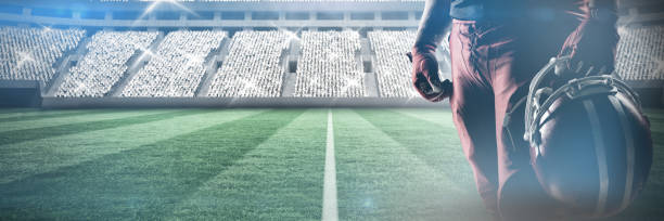 istock Volleyball player holding rugby helmet 1308042941