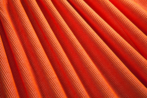 Orange colored luxury fabric background