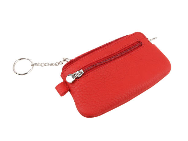 istock Red housekeeper female leather expensive briefcase 1308044592