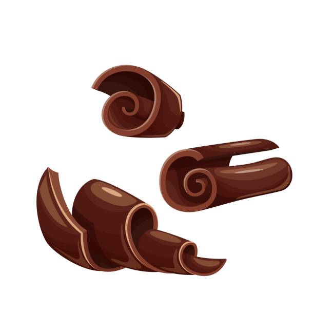 초콜릿 쉐이드 아이콘 - 면도 일러스트 stock illustrations