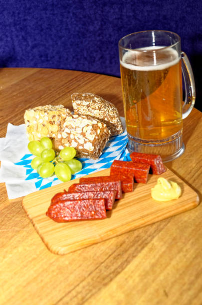 istock German cuisine - selection of german sausages 1308056303