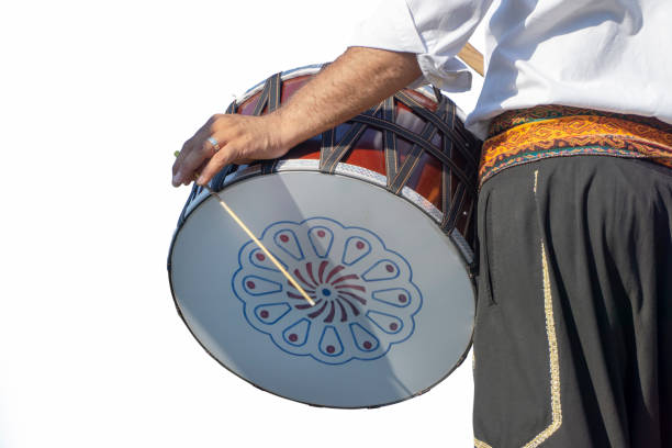 istock Traditional Turkish Drummer For Oil Wrestling 1308057667