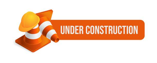 Vector illustration orange plastic traffic cone and construction helmet isolated on white background. Realistic orange road cone with hard hat icon in flat cartoon style. Under construction. Vector illustration orange plastic traffic cone and construction helmet isolated on white background. Realistic orange road cone with hard hat icon in flat cartoon style. Under construction. web page computer icon symbol engineer stock illustrations