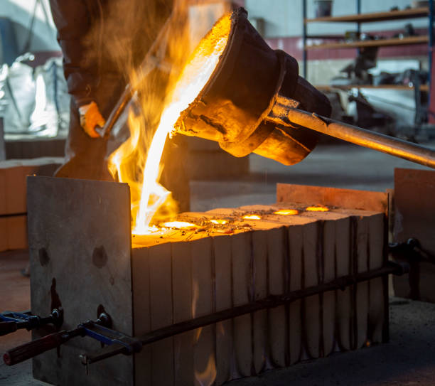 molten steel flow, spark burst, casting moment molten steel flow, spark burst, casting moment molten silver stock pictures, royalty-free photos & images