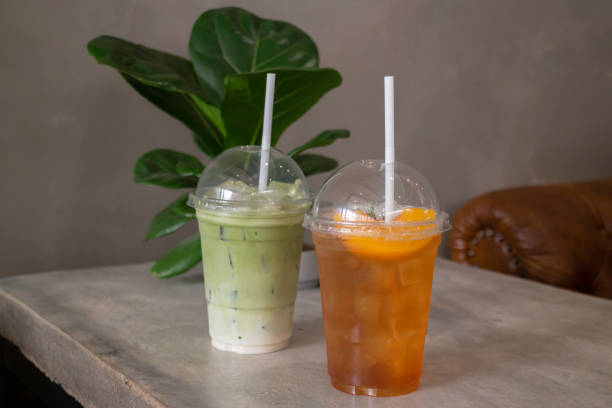 istock Iced glass of tea drinks 1308087007