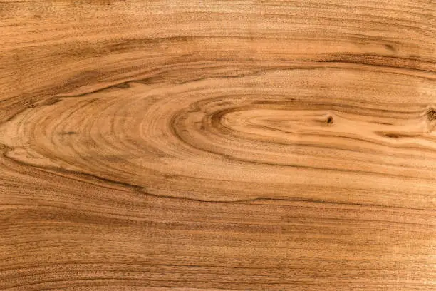 Photo of background and texture of Walnut wood decorative furniture surface