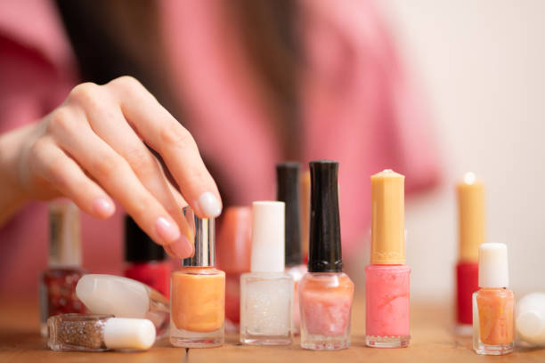 istock Women choosing manicure 1308102459