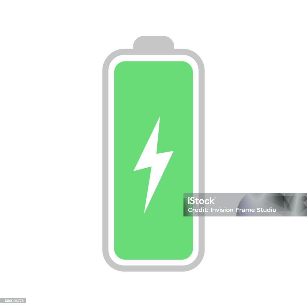 Fængsling teenager mel Full Battery Icon Charged Phone Battery With Lightning Bolt Icon 100 Battery  Icon Isolated On White Background Vector Illustration Stock Illustration -  Download Image Now - iStock