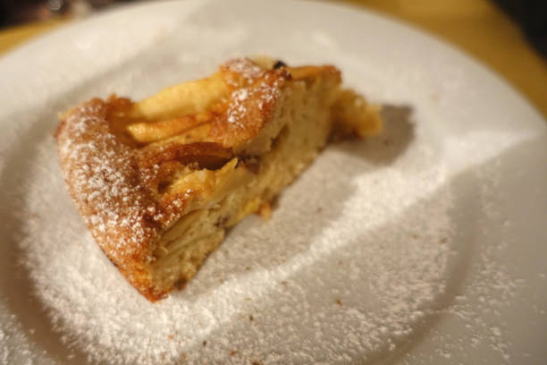 istock Slice of Apple cake 1308105922