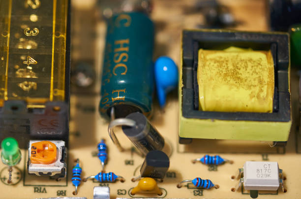 istock the board with radio components is on the table 1308118245