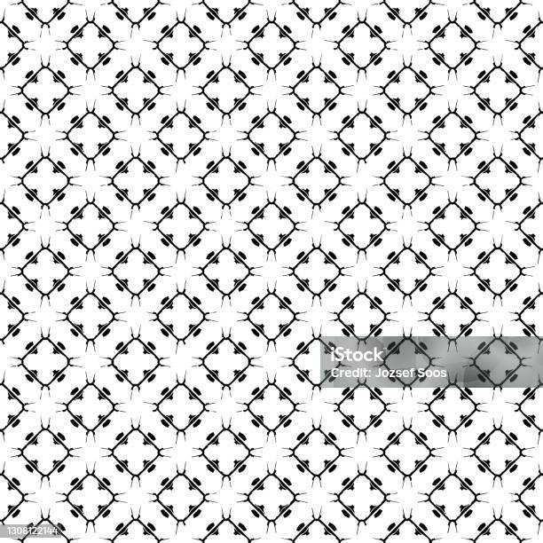 Black And White Pattern Texture Bw Ornamental Graphic Design Mosaic ...