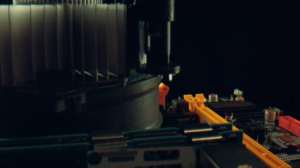 istock Heatsink on motherboard 1308131072