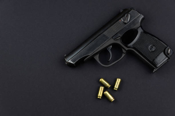 istock the gun and the loaded magazine 1308135696