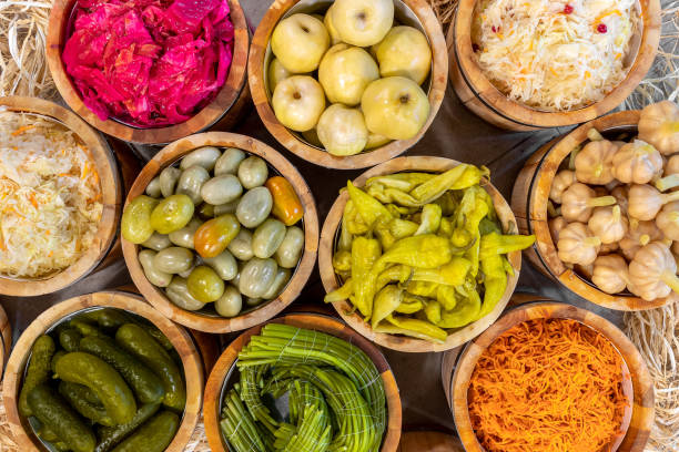 istock many pickled vegetables in wooden oak barrels 1308139794