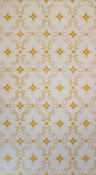 istock Classic wallpaper in old style 1308142319