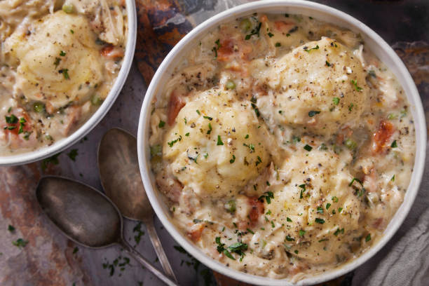 istock Creamy Chicken and Dumplings 1308142494