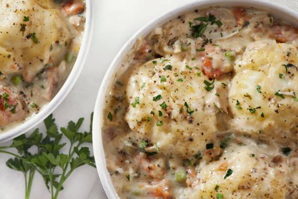 istock Creamy Chicken and Dumplings 1308144569