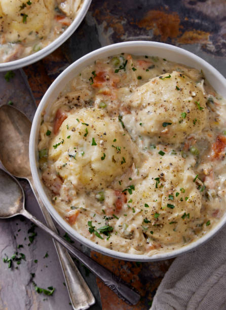 istock Creamy Chicken and Dumplings 1308147614